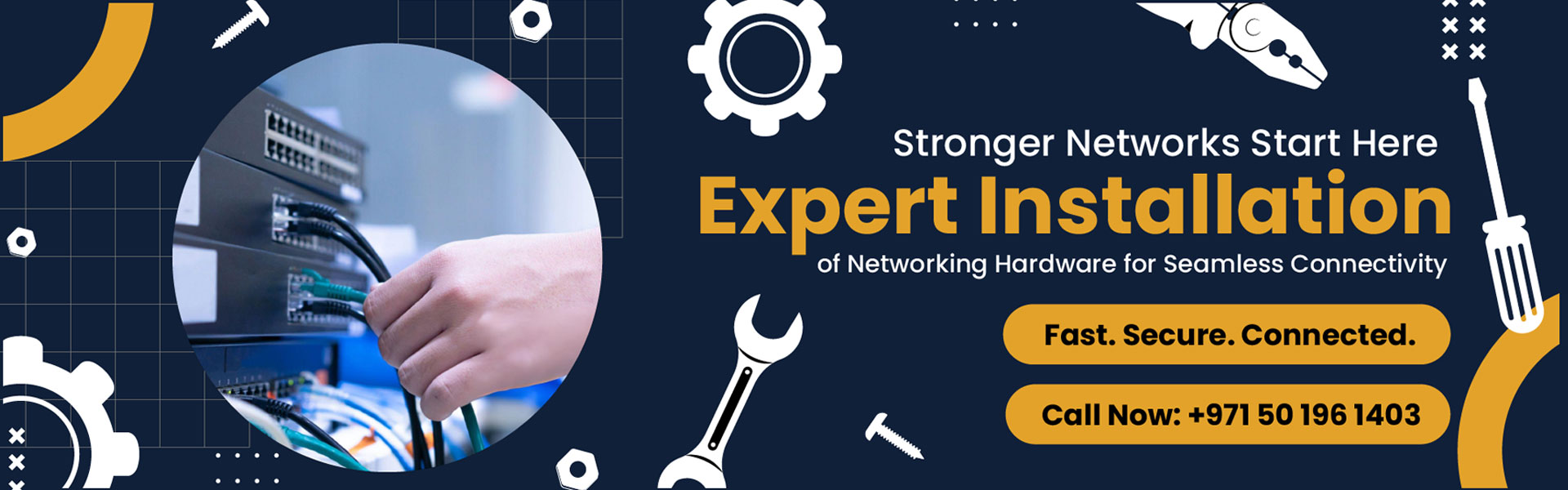 Expert installation of Networking hardware in UAE
